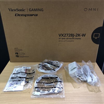 【甲府飯田店】中古  Viewsonic VX2728J-2K-W-72 (27"W 2H1DP 180Hz WQHD) 4720001823 
