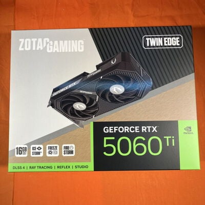 【なんば店】中古  ZOTAC ZT-B50620E-10M (RTX5060Ti 16G Twin Edge) 3280021638 