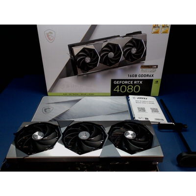【前橋ｲﾝﾀｰｱｶﾏﾙ店】中古  MSI GeForce RTX 4080 16GB SUPRIM X  (RTX4080 16GB) 153294 