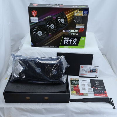 【通販センター】中古  MSI GeForce RTX 3080 GAMING Z TRIO 10G LHR（RTX3080 10GB） 3480042698 