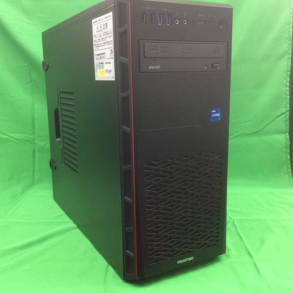 中古 FRONTIERデスクトップPC(i7 12700F/32GB/SSD1TB+1TB/RTX3070/W11H