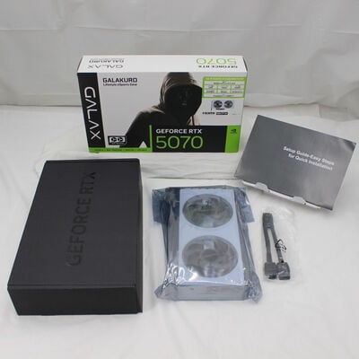 【通販センター】中古  玄人志向 GK-RTX5070-E12GB/WHITE/DF (RTX5070 12G) 176913 