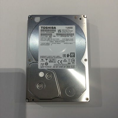 【松山環状枝松店】中古  TOSHIBA DT01ACA200（3.5インチ HDD 2TB SATA） 3480042261 
