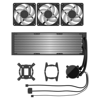 Fractal Design  Radius 360 RGB Black FD-W-RA1-3602 (360mm ARGB ブラック) 