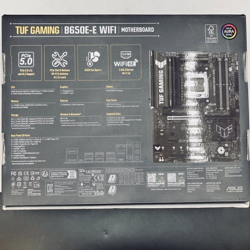中古 ASUS TUF GAMING B650E-E WIFI (B650E ATX AM5 DDR5) 5370001163