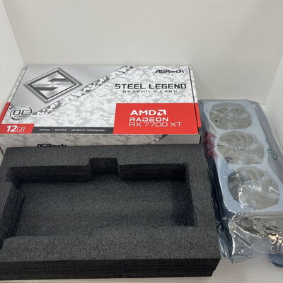 【秋葉原本店】中古  ASRock RX7700XT SL 12GO RX7700XT Steel Legend OC (RX7700XT 12G) 162741 