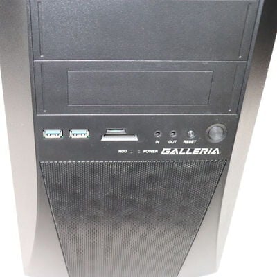 【札幌店】中古  GALLERIA ZZ(i7 8086K/16GB/SSD500GB/HDD3TB/GTX1080Ti/W10H/DVD) 3250005420 