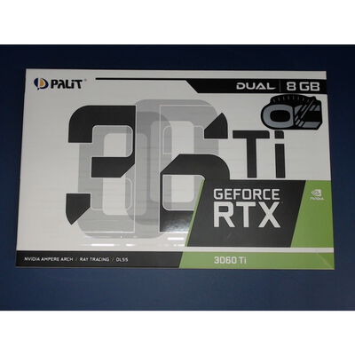 【前橋ｲﾝﾀｰｱｶﾏﾙ店】中古  Palit RTX3060Ti Dual OC NE6306TS19P2-190AD (RTX3060Ti 8GB) 4540002510 
