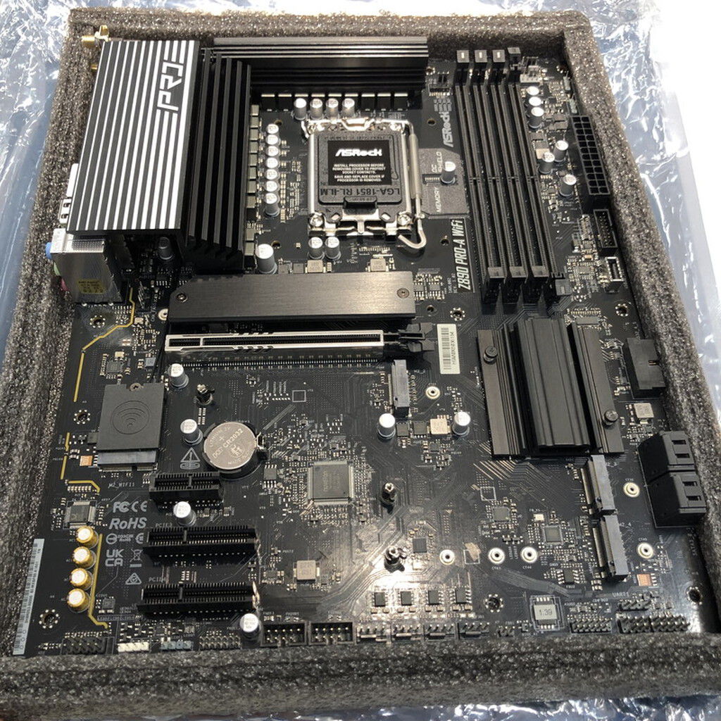 中古 ASRock Z890 Pro-A WiFi (Z890 1851 ATX DDR5) 172171 （300017