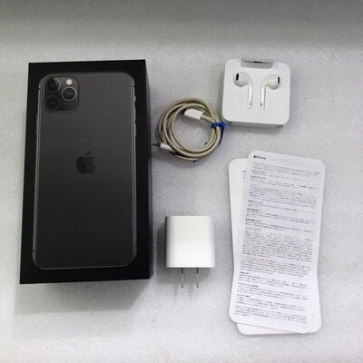 【甲府飯田店】中古  【docomo】 Apple iPhone11 Pro Max 6.5インチ 256GB (スペースグレイ) MWHJ2J/A 140694 