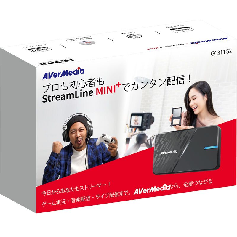 AVerMedia StreamLine MINI+ (GC311G2) ｜ パソコン通販のドスパラ【公式】