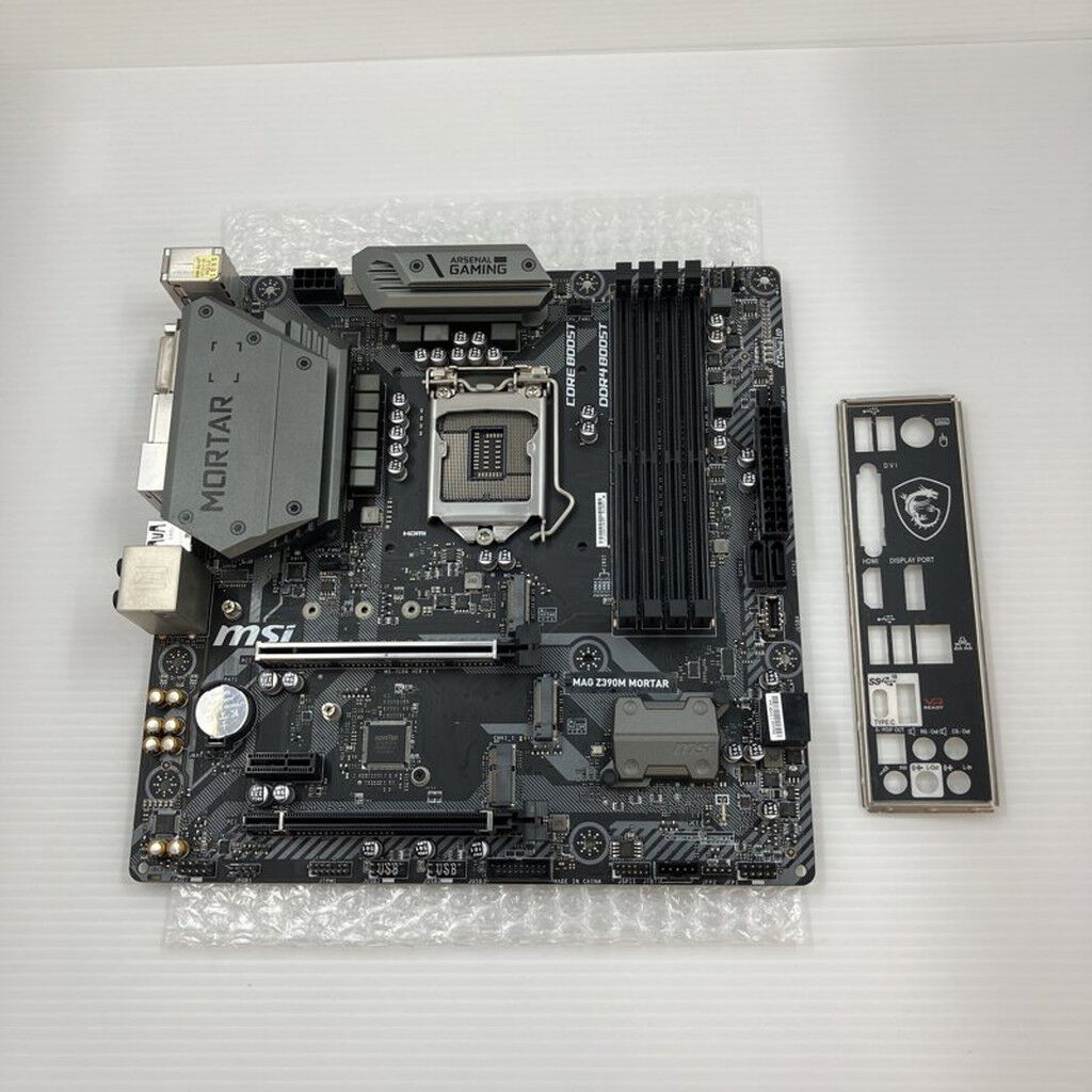 中古 MSI MAG Z390M MORTAR (Z390 1151 mATX DDR4) 138855 （358477
