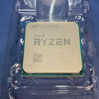 【前橋ｲﾝﾀｰｱｶﾏﾙ店】中古  AMD Ryzen 5 5600 (AM4/3.6GHz/35M/C6/T12/65W) 150183 