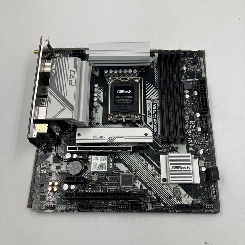 中古 ASRock B760M Pro RS/D4 WiFi (B760 1700 mATX DDR4) 3280023275