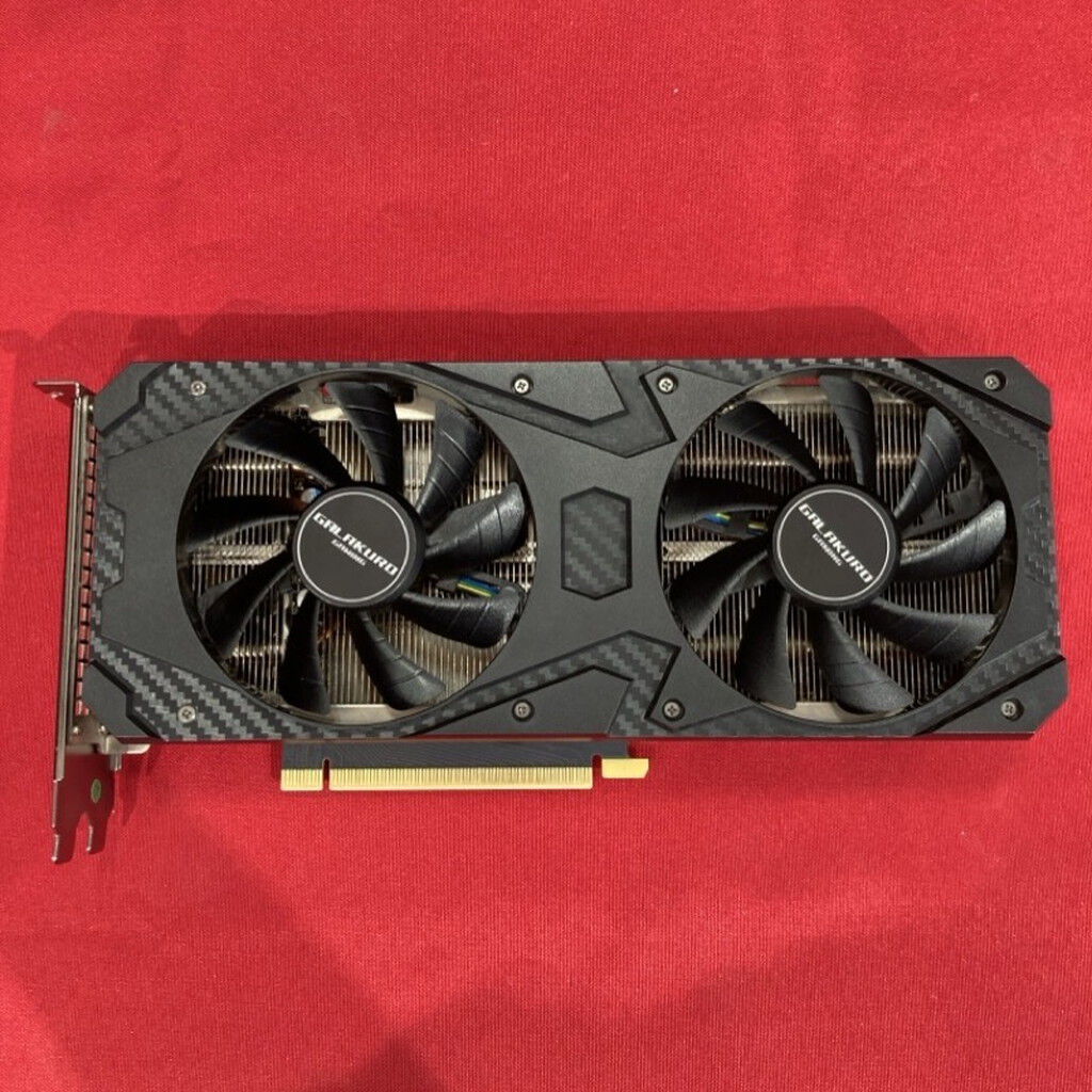 中古 【LHR版】玄人志向 GG-RTX3060Ti-E8GB/DF/LHR (RTX3060Ti 8GB