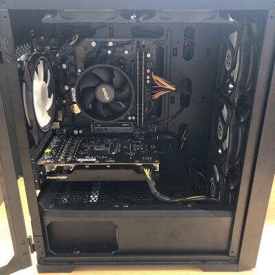 【甲府飯田店】中古  自作パソコン(Ryzen 7 5700X/32GB/SSD512GB+512GB/RX6600) 4720001735 