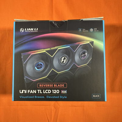 【なんば店】中古  Lian Li UF-RS-TL120-LCD-3B(UNIFAN TL LCD 120RS 3B 3280021738 