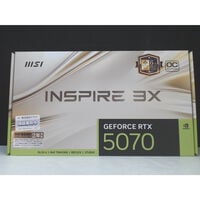 中古  MSI GeForce RTX 5070 12G INSPIRE 3X OC(RTX5070 12GB PCI-E) 4540002258 