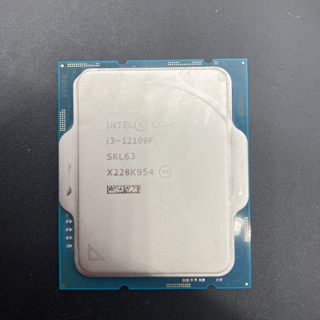 中古 INTEL Core i3 12100F (1700/3.3G/12M/C4/T8) 148617 ｜ パソコン