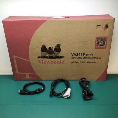 【津ラッツ店】中古  Viewsonic VA2419-SMH-7 (23.8”W 1A1H 5ms IPS) 182907 