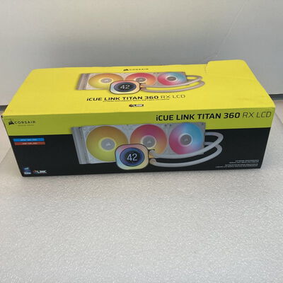 【京都店】中古  CORSAIR CW-9061026-WW (LCD 360mm ARGB WH 水冷) 3180006891 