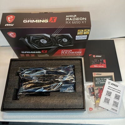 【京都店】中古  MSI Radeon RX6650 XT GAMING X 8G (RX6650XT 8GB) 189394 