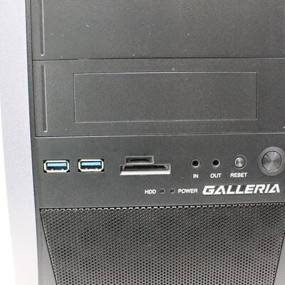 【通販センター】中古  THIRDWAVE GALLERIA KT(Intel Core i7 8700K/16GB DDR4 (PC4)/SSD1TB/DVDマルチ/NVIDIA GeForce GTX 1070 Ti 8GB/W11H64 MAR) 191393 