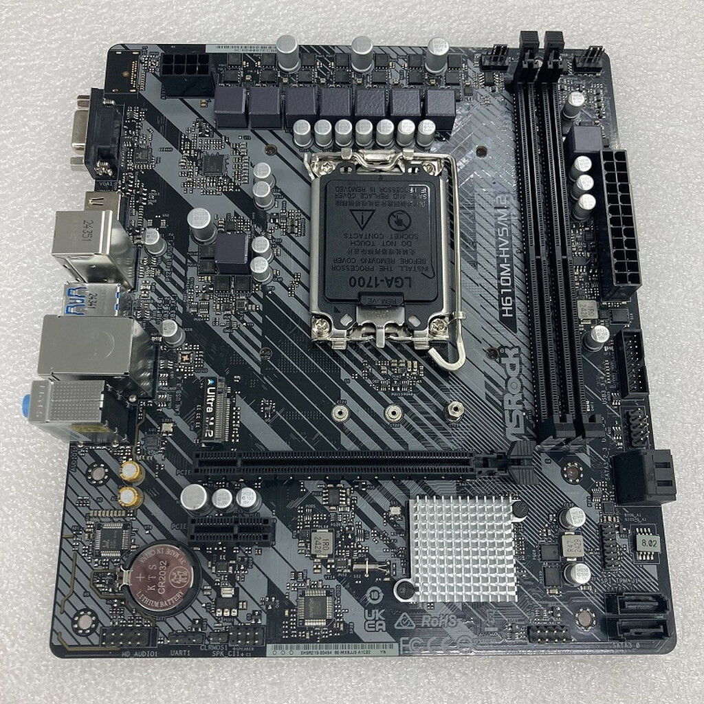 マザーボード ASRock H610M-HVS/M.2R2 DDR4 3200 32GB Amazon.com: ASRock H610M-HVS/M.2 Motherboard (LGA 1700
