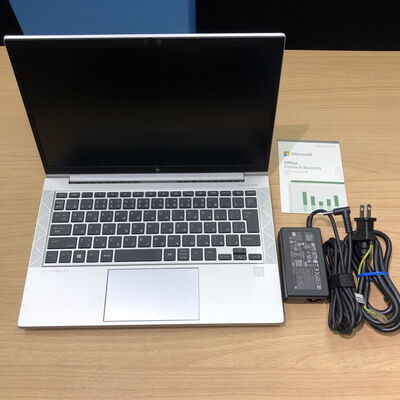 【甲府飯田店】中古  HP EliteBook 830 G8 MSO (Intel Core i5 1145G7 2.6GHz/16GB/SSD256GB/-/オンボード/13.3/1920x1080/Wi-Fi/WEBCAM/W11P/Microsoft Office Home and Business 2024) 188221 