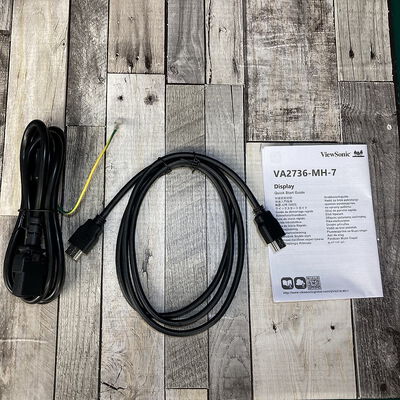 【広島店】中古  Viewsonic VA2736-MH-7 (27"W 1A1H 1ms IPS) 3320004824 