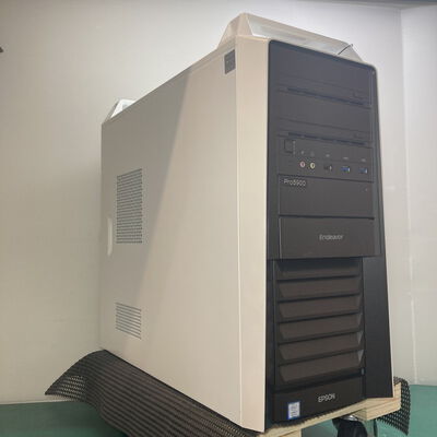 【浦添城間店(沖縄)】中古  EPSON Endeavor Pro5900 (Intel core i7 8700K 3.7GHz/32GB/SSD1000GB/DVD/新品RTX3060Ti/-/-/W11H64) 177297 