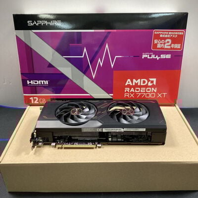【大宮店】中古  SAPPHIRE 11335-04-20G PULSE RX7700XT GAMING (RX7700XT 12G) 162737 