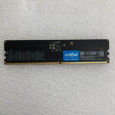 【京都店】中古  Crucial CT16G56C46U5.M8G1(DDR5 PC5-44800 16GB) 1460026051 