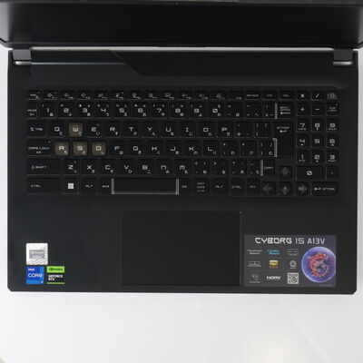 【通販センター】中古  MSI Cyborg 15 A13V Cyborg-15-A13VFK-1002JP(Intel Core i7 13620H/16GB/SSD500GB/なし/NVIDIA GeForce RTX 4060 8GB Laptop GPU/15.6/1920x1080/Wi-Fi/W11H64 MAR) 185322 