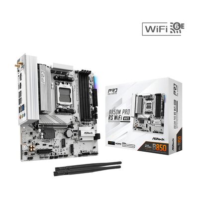 ASRock  B850M Pro RS WiFi White (B850 AM5 MicroATX) ドスパラ限定モデル 