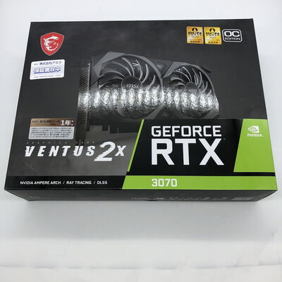 【宇都宮鶴田店】中古  MSI GeForce RTX 3070 VENTUS 2X OC (RTX3070 8G) 143902 