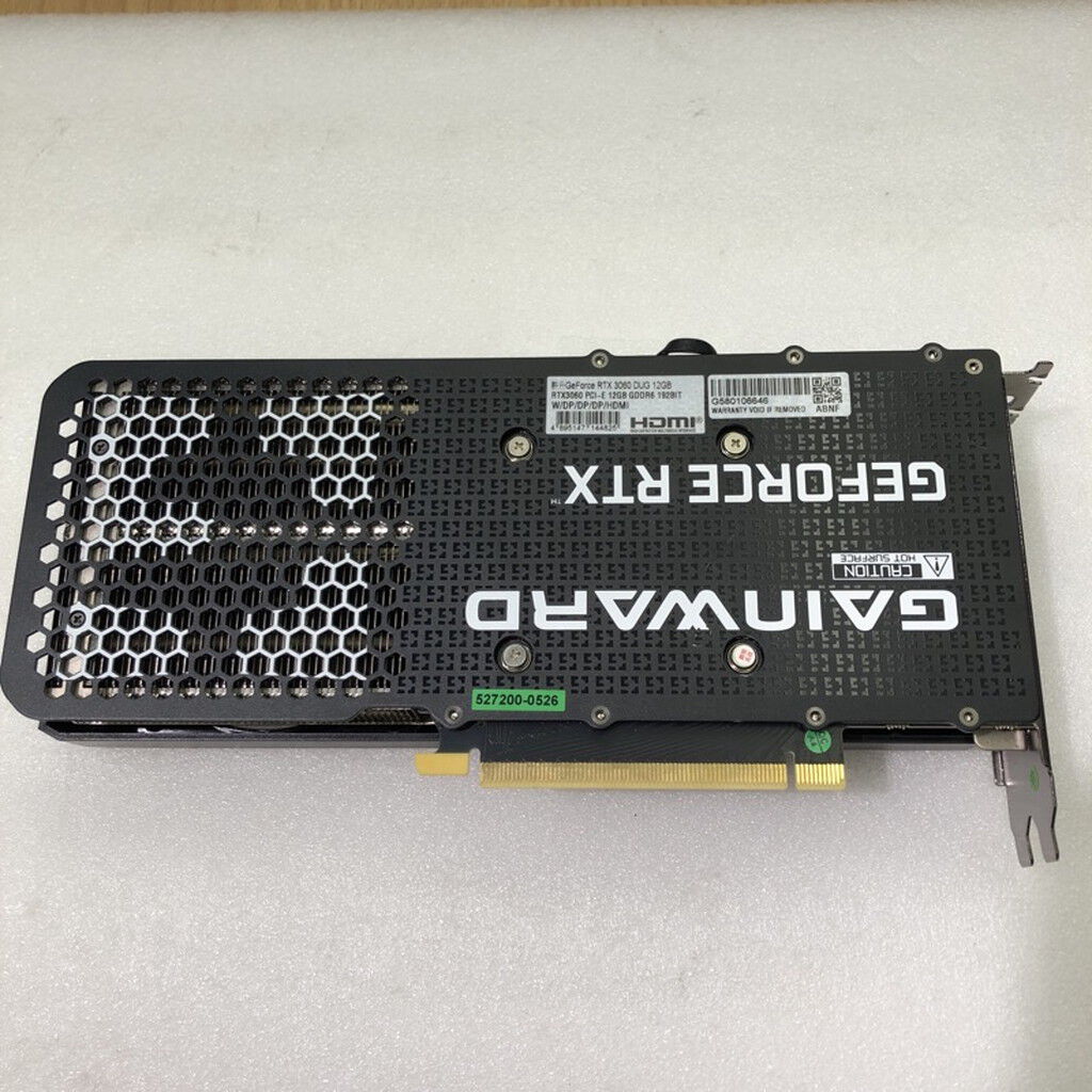 中古 GAINWARD GeForce RTX 3060 DUG 12GB 3480036214 ｜ パソコン通販
