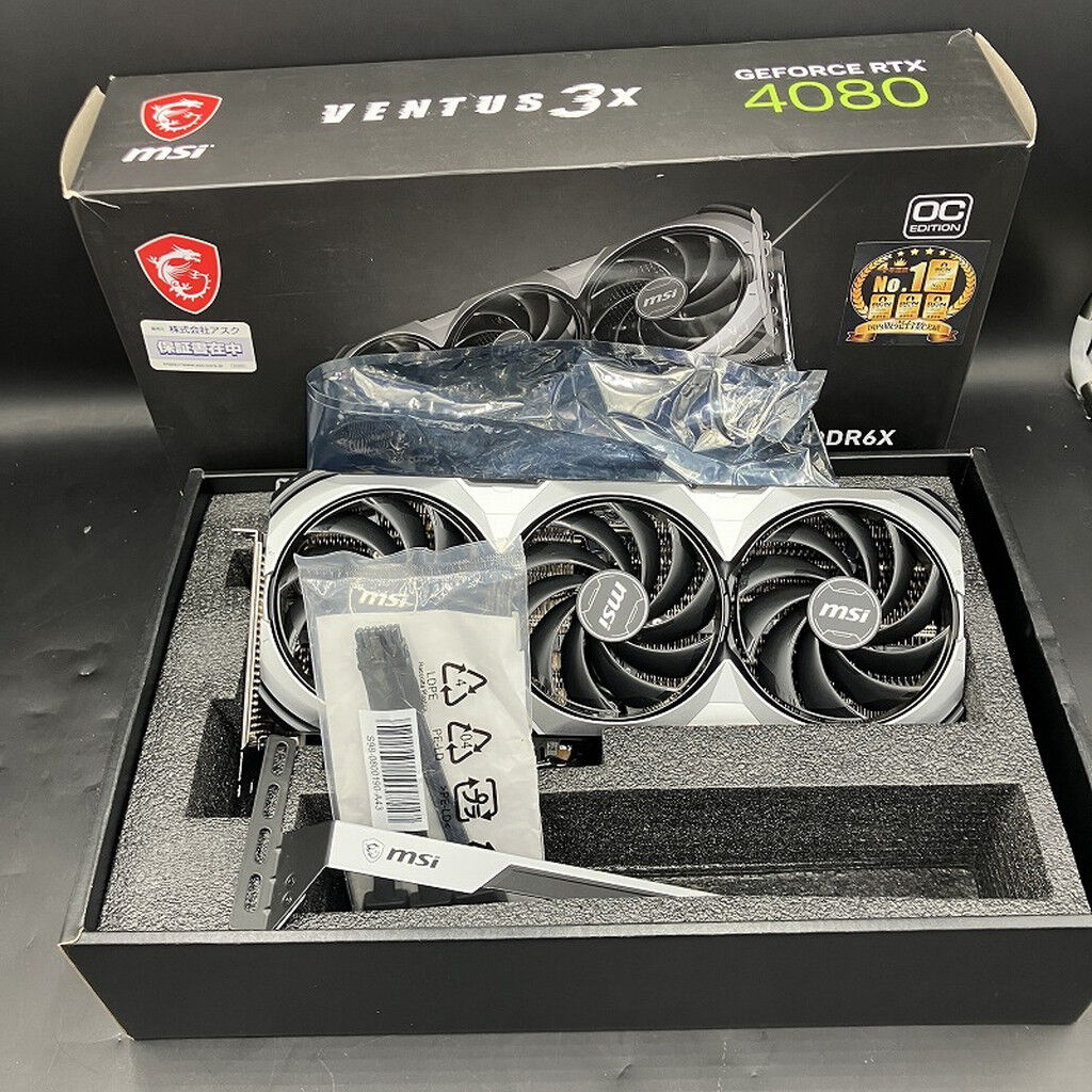 中古 MSI GeForce RTX 4080 16GB VENTUS 3X OC (RTX4080 16GB) 153296