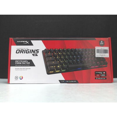 【前橋ｲﾝﾀｰｱｶﾏﾙ店】中古  HyperX ORIGINS 60(有線 60%ゲーミングキーボード) 4540001900 