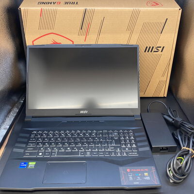【宇都宮鶴田店】中古  MSI MS-17L3(i7-12700H/16GB/SSD1TB/RTX3060/W11H) 5280000558 