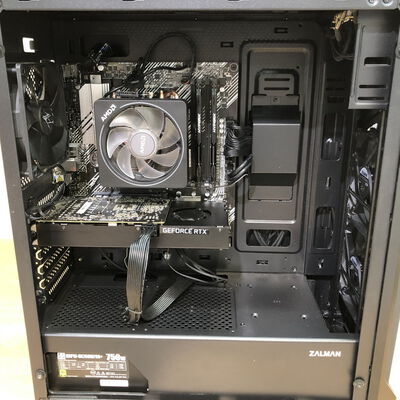 【姫路店】中古  自作パソコン(Ryzen 7 3800X/16GB/SSD1TB/RTX3060Ti/W11P) 4740000909