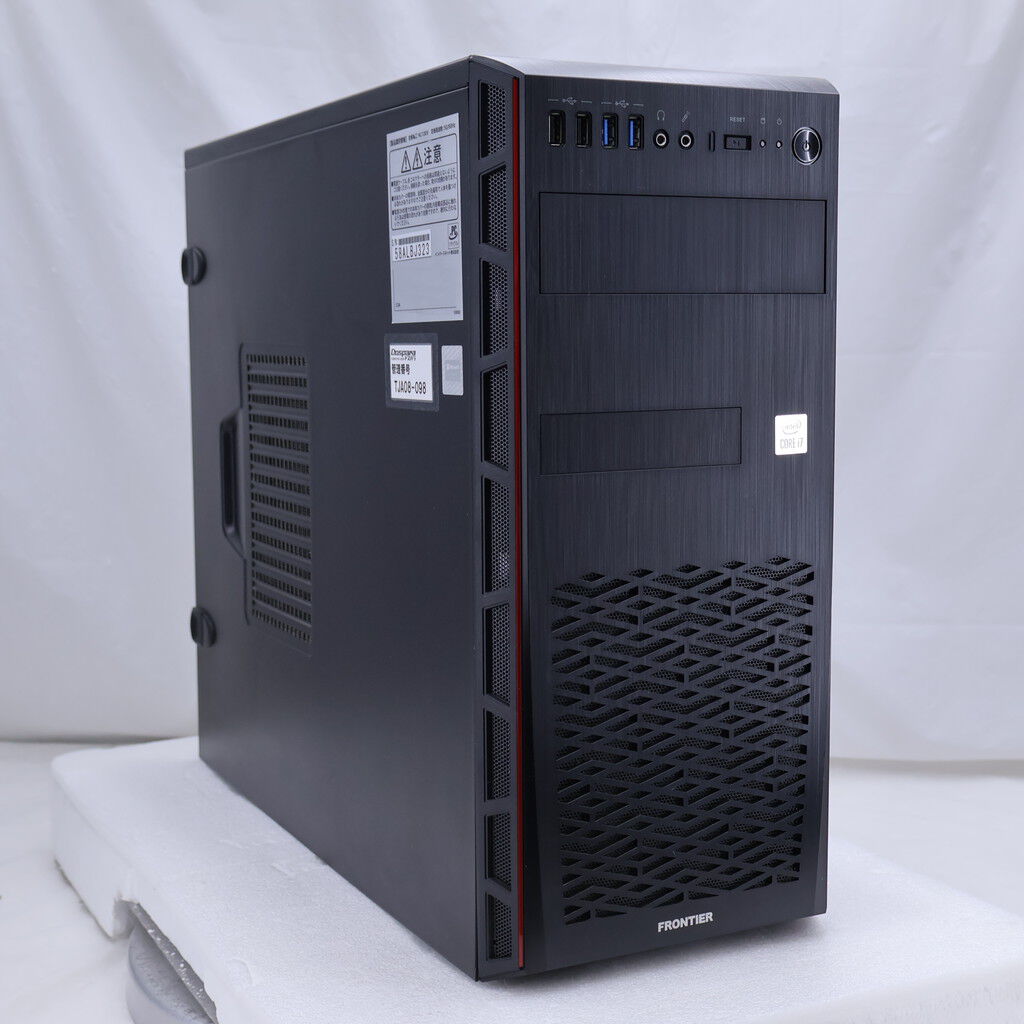 【ジャンク】FRONTIER 旧GA i7-10700F RTX3060ti 中古 インバースネット FRONTIER(Intel Core i7 10700F/32GB DDR4 (PC4