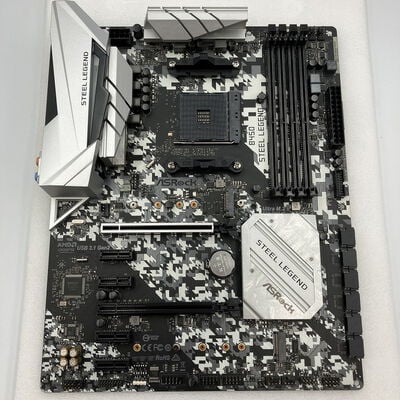 【新潟店】中古  ASRock B450 STEEL Legend（ATX/AM4/DDR4） 3290007067 