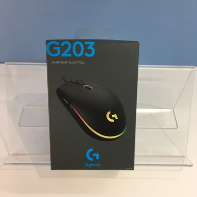 【博多店】中古  Logicool G203 LIGHTSYNC Gaming Mouse G203-BK 146968 