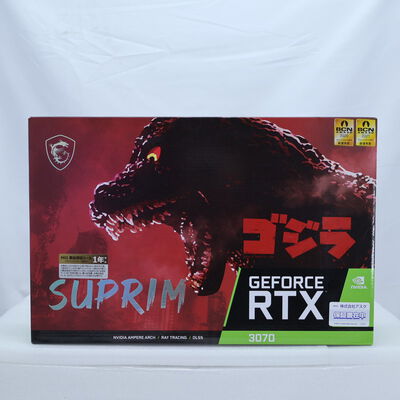 【通販センター】中古  MSI GeForce RTX 3070 SUPRIM SE 8G LHR x GODZILLA（RTX3070 8GB） 3480042935 