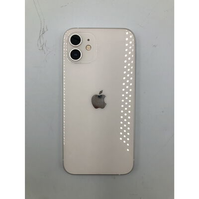 【水戸赤塚店】中古  【SIMロック解除済み】【SoftBank】Apple iPhone12 6.1インチ 128GB (ホワイト) MGHV3J/A 155558 