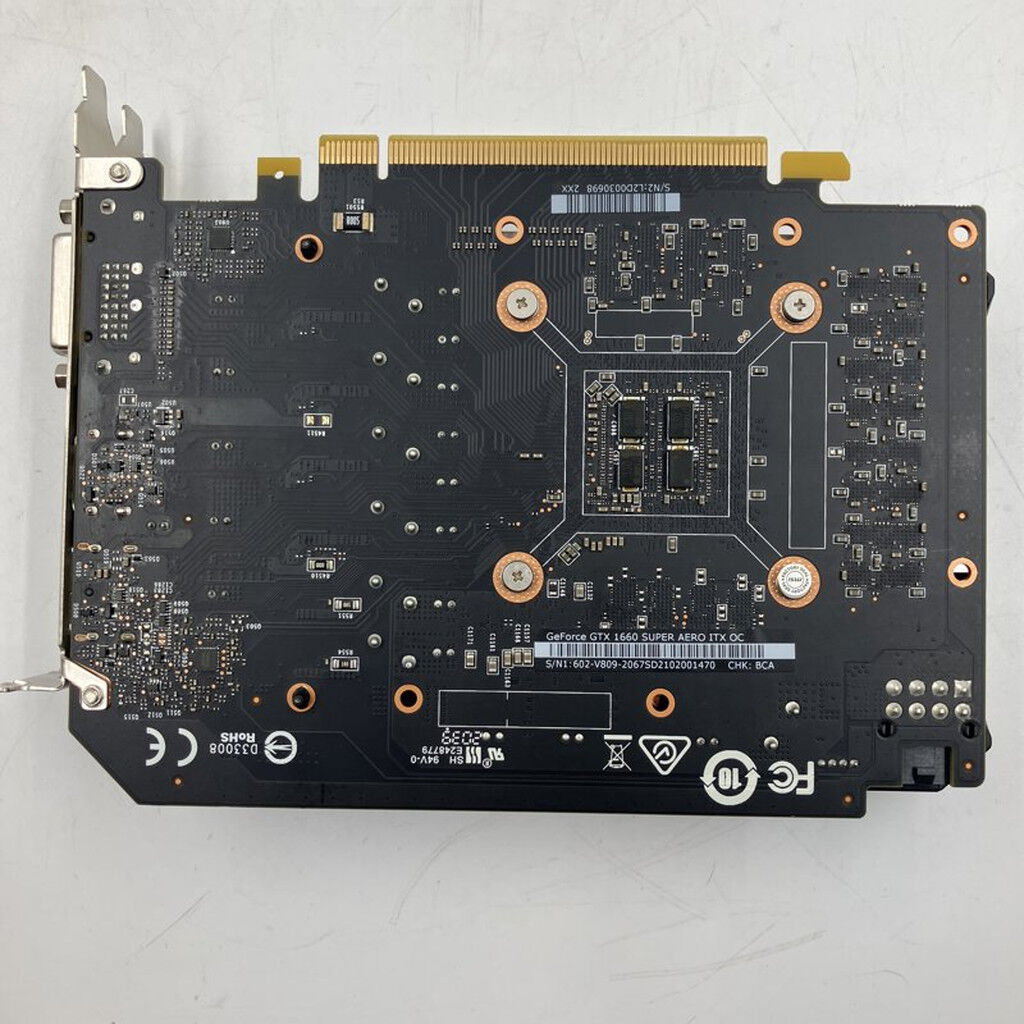 中古 MSI GeForce GTX 1660 SUPER AERO ITX OC (GTX1660 SUPER) 141207