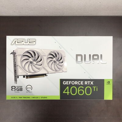 【福山ココローズ店】中古  ASUS DUAL-RTX4060TI-O8G-WHITE(RTX4060Ti 8G) 5090000916 