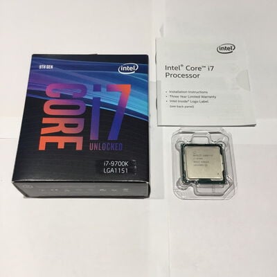 【松山環状枝松店】中古  INTEL Core i7 9700K (1151/3.60GHz/12M/C8/T8) 138481 
