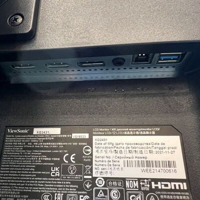 【静岡東瀬名店】中古  viewsonic　XG2431 5140000436 